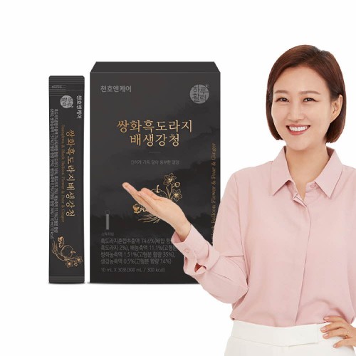 천호엔케어 쌍화흑도라지 배생강청 (10ml*30포)