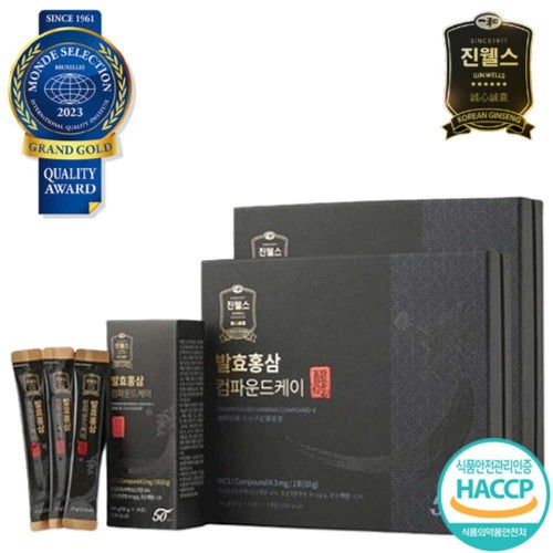 일화 진웰스 발효홍삼 컴파운드케이 스틱 10g x 30포
