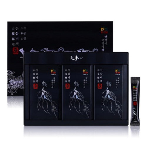 (천삼정)150년산 천종산삼의 DNA를 그대로 담은 진액 산삼비책원 30포 / 배양근 산양삼 (원산지:국산)