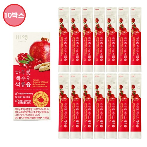 [하루애] 백수오 석류즙 10박스(15gx140포)