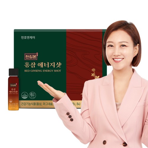 [천호앤케어] 천심본 홍삼 에너지샷 (25mgx30병)