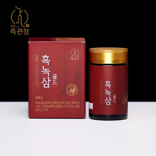 흑관장 흑녹삼 골드 240g