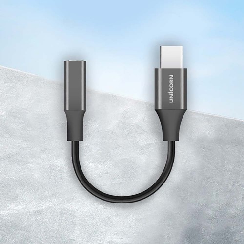 유니콘 USB C타입 3.5mm AUX 이어폰젠더 오디오변환젠더 케이블컨버터 CT-300S