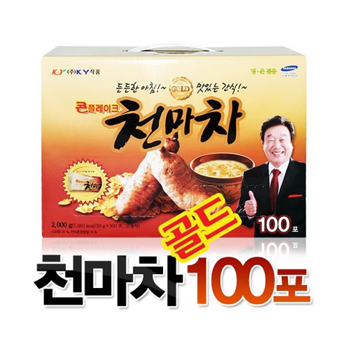 KY식품 콘플레이크 천마차 골드 100포