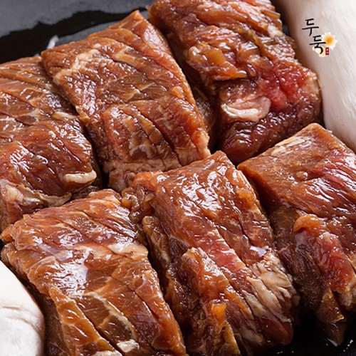 [두둑] 30년 전통 국내산 소등심 이동구이 2.5kg 무뼈 20대