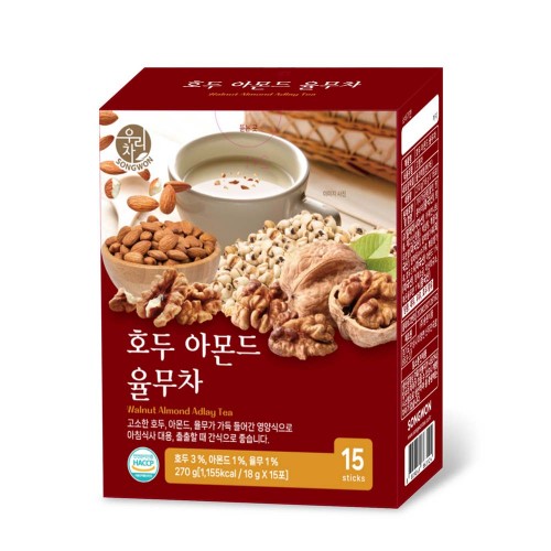 송원 우리차 호두 아몬드 율무차 15T x 20개