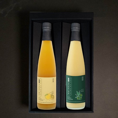 종합1호 (유자500ml + 청귤500ml) 선물세트