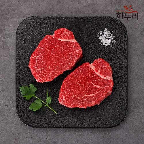 [하누리] 1++ 한우투뿔 1++ 구이용 안심+안심 500g
