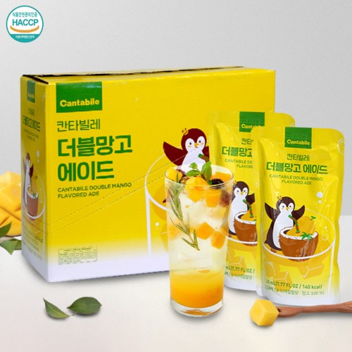 [칸타빌레] 더블망고 에이드 (230mlx10팩)x3박스