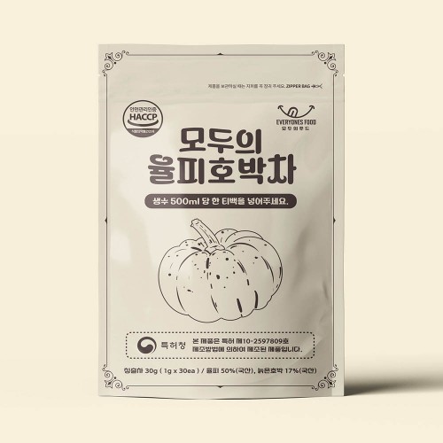 모두의 율피호박차 30g(1g x 30ea) 2개