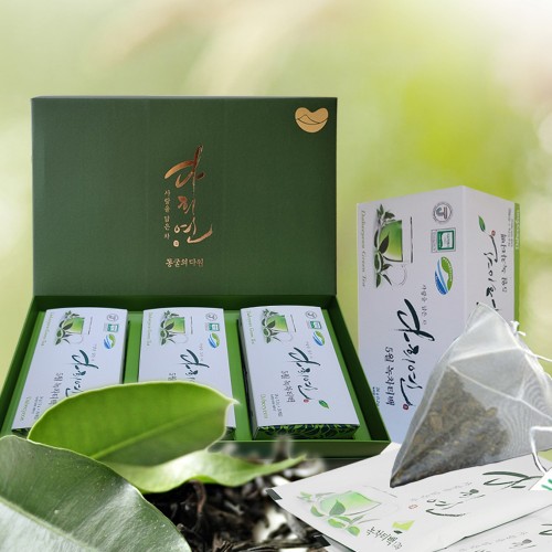 다희연 5월 녹차 티백 1.2g x 20포 x 3 SET 청정 제주 유기농 삼각 잎차 엽차