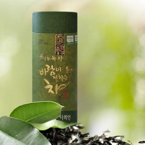 바람이 전하는차 세작 30g 청정 제주 다희연 유기농 녹차 잎차 엽차