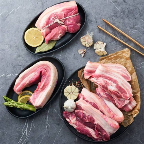 [청년축산] 제주 흑돼지 오겹살 500g (구이용)