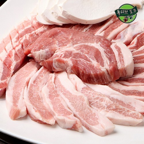 [올리브포크] 한돈 으뜸모듬 3호 800g (목,목,삼,항)