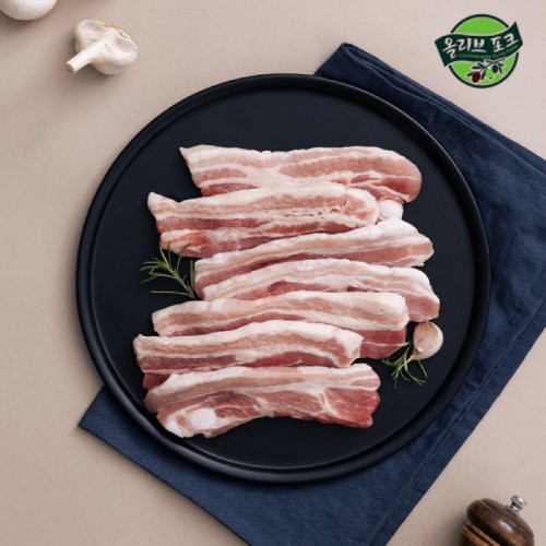 [올리브포크] 한돈 삼겹살 600g + 목살 600g