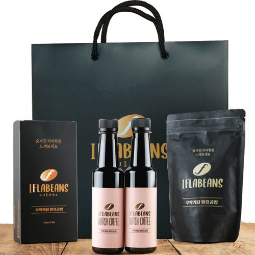 아이플라빈스 더치&원두 세트 (더치250ml*2  원두 200g*1)
