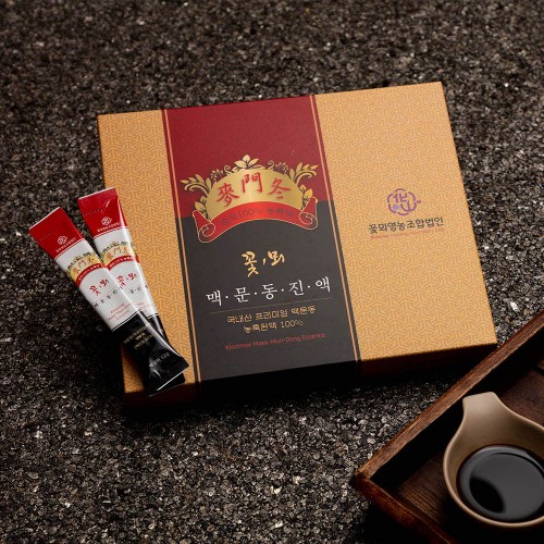 꽃뫼맥문동진액 선물세트 360g (12gx10개x3 box)