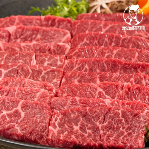 맛있는청년들 1++투뿔한우 대접살모둠 600g(대접살+삼각살+차돌)