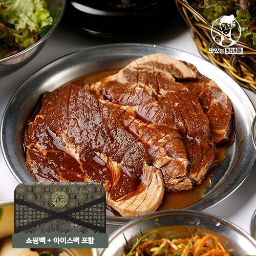 맛있는청년들 녹차양념 돼지구이 400g x 4팩 +선물세트