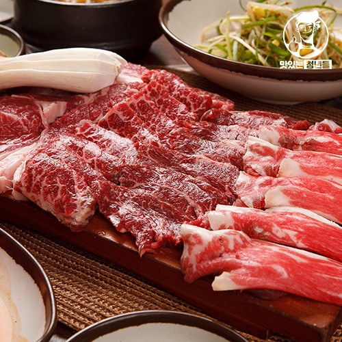 맛있는청년들 1++투뿔한우 특수모둠 600g(삼각살+설깃살+차돌)