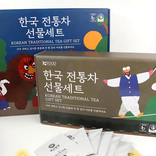전통차 선물세트 6종 (연근차 작두콩차 돼지감자차 연잎차 우엉차 도라지차)