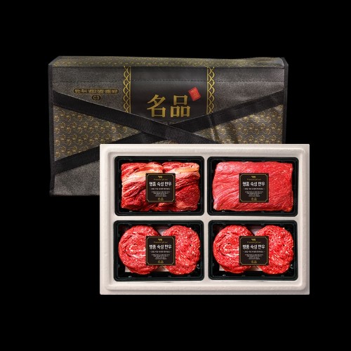 [다함] 1등급 프리미엄 숙성암소 세트 4호 1.6kg