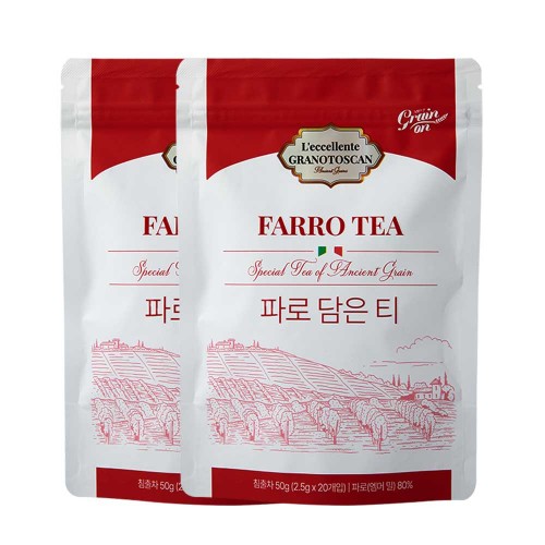 그레인온 파로 담은 티 2팩 (2.5g x 40ea)