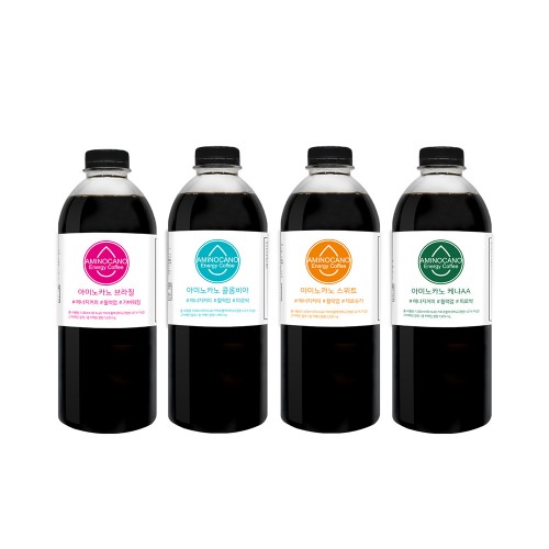 [아미노산 함유 특허커피] 아미노카노 수제커피 1000ml (브라질 콜롬비아 스위트 케냐 택1)