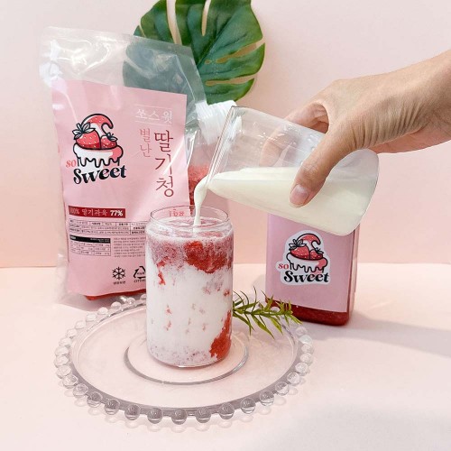 최고함량 수제 딸기청 500g
