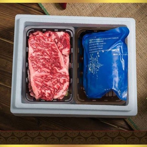 넘버원한우 1+등급 채끝 500g 선물세트