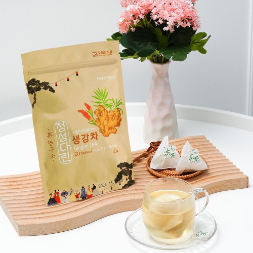 평창 생강차 티백 40g 지퍼백