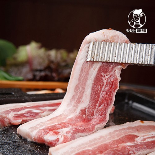 맛있는청년들 국내산 한돈1등급 냉장 삼겹살 500g
