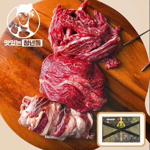 맛있는청년들 한우투쁠 갈비살한판 선물세트 600g
