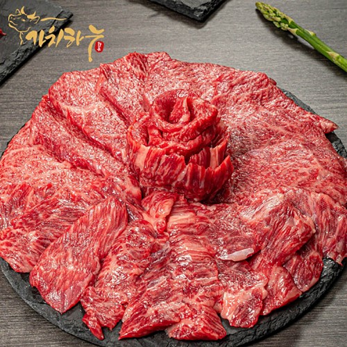 가치하누 한우투뿔 갈비살 모듬한판1,2kg 갈비살600g+특수부위600g (앞치마살+업진안살+삼각살) 시즈닝+올리브오일 무료증정