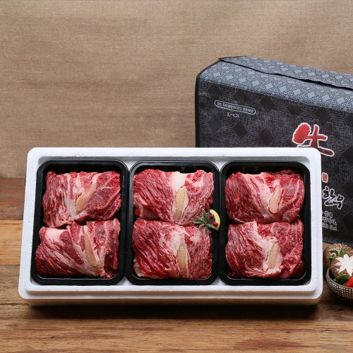 [안동한우정] 1등급 한우 구이 선물세트 2호(400g*3)1.2k