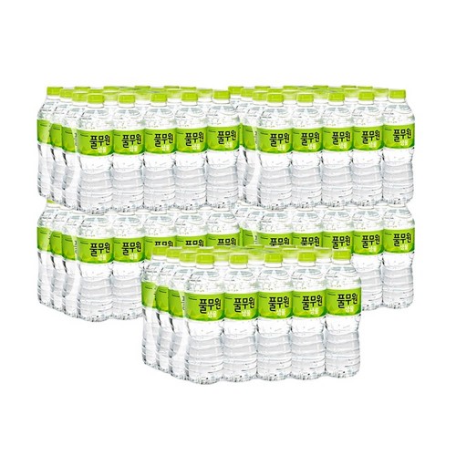 풀무원 생수 라벨/무라벨 500ml x 100개