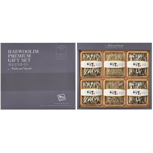 [해울림] 특별한 멸치 선물세트 3호(세멸 140g / 소멸 120g / 중멸 110g x 2ea / 대멸 100g x 2ea)