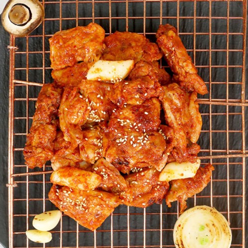 장수춘천닭갈비 매운맛500g 2개