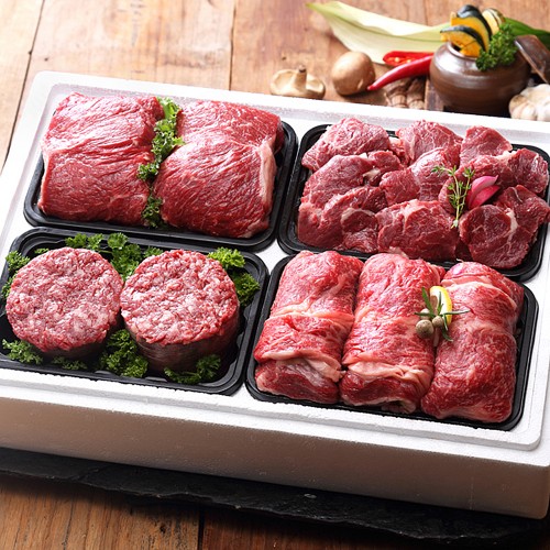 名品 횡성한우 구이정육선물세트 1.6kg