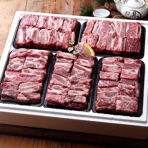 名品 횡성한우 갈비세트 3kg [1등급이상]