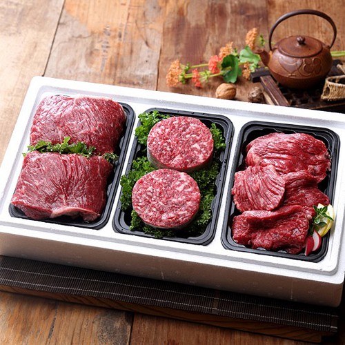 名品 횡성한우 정육선물세트1호 1.8kg