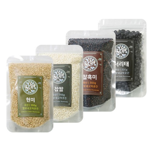 [곡식곳간] 국내산 특선 잡곡세트/현미 찹쌀 찰흑미 서리태