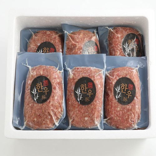 명품본가 수제한우떡갈비 실속형(보자기형) 1.02kg (170g*6ea)