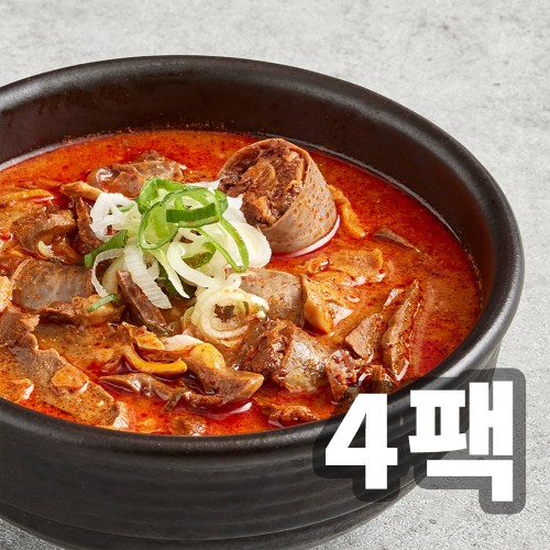 뼈다구집 정해장 얼큰 해장순대국 460g*4팩