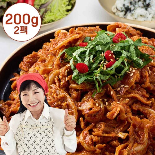 [이숙이네] 불맛가득 쫄깃,고소,매콤한 국내산 직화 오돌뼈 200gx2팩