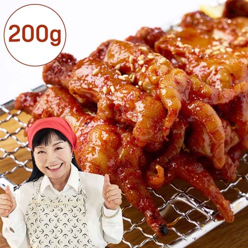 [숙이네] 불맛가득 매콤 쫄깃함 직화튤립닭발 200g