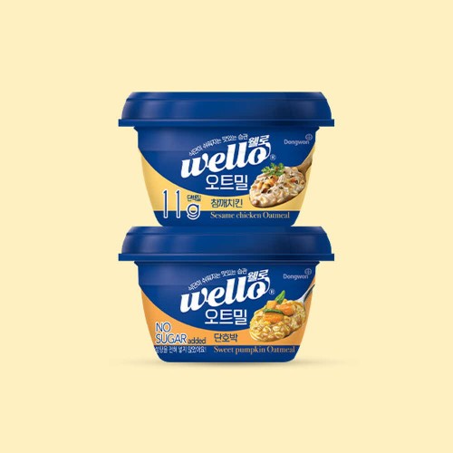 동원 웰로 오트밀 참깨치킨 285g x 3개 + 오트밀 단호박 285g x 3개