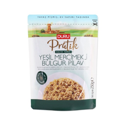 두루 프래틱 벌거 필라프 그린 렌틸콩 250g x 1개