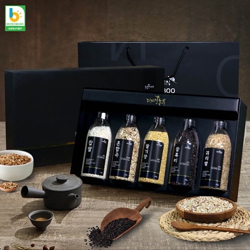 [디자인농부] 프리미엄 잡곡세트/귀리400g 찰흑미440g 찹쌀440g 찰기장440g 혼합8곡450g