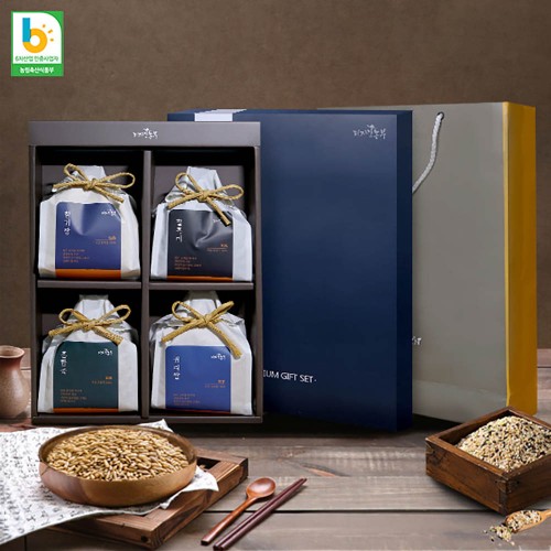 [디자인농부] 잡곡 4종 3호/귀리500g 찰흑미500g 찰기장500g 혼합8곡500g